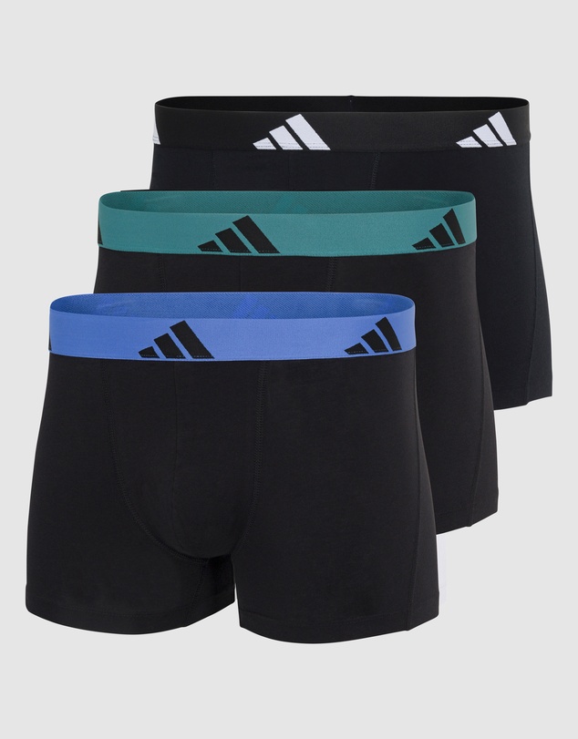adidas Sportswear - 3 Pack Active Flex Cotton Trunk Underwear