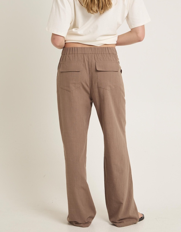 Subtitled - Lenny Linen Patch Pocket Pants