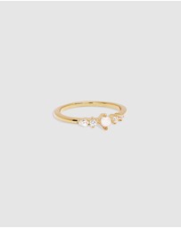 By Charlotte - Sea Foam Ring