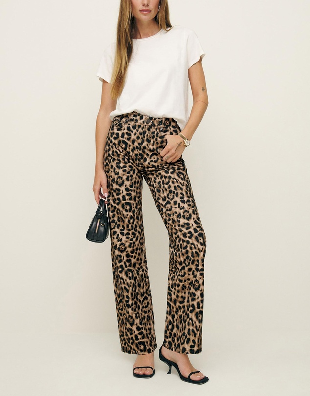 Reformation - Cary High Rise Slouchy Straight Leg Jeans