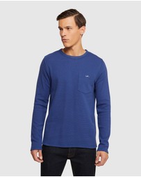 Oxford - Albert Waffle Long Sleeve Tee