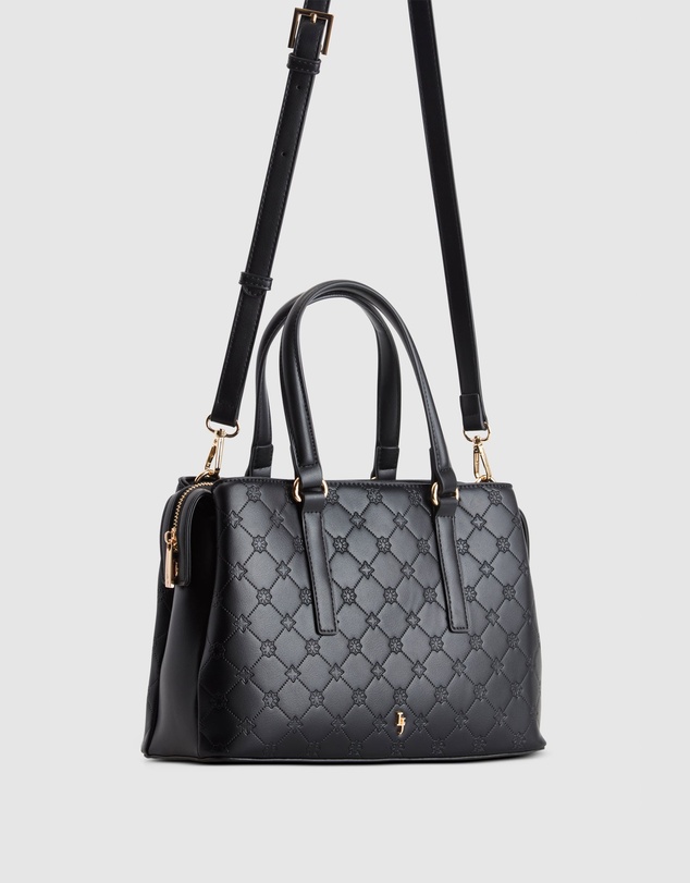 Laura Jones - Logo Embossed Tote Bag