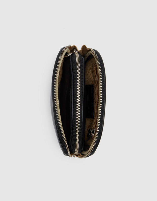 Republic of Florence - Duo Black Leather Pouch Set