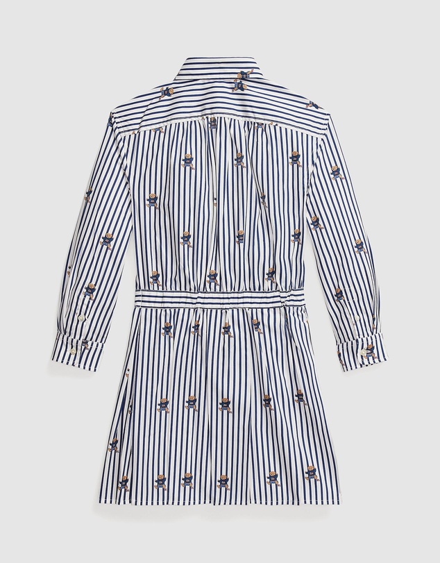 Polo Ralph Lauren - Polo Bear Cotton Shirtdress - Kids