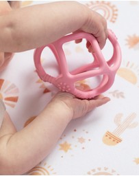 Playground - Silicone Teething Ball - Light Pink