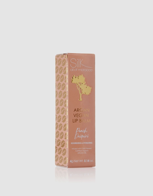 Silk Oil of Morocco - Argan Vegan Lip Balm - Peach Daiquiri