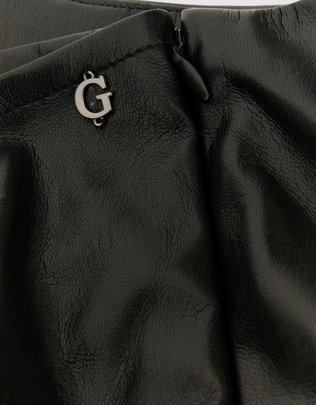 GUESS - Alienor Faux-Leather Mini Skirt