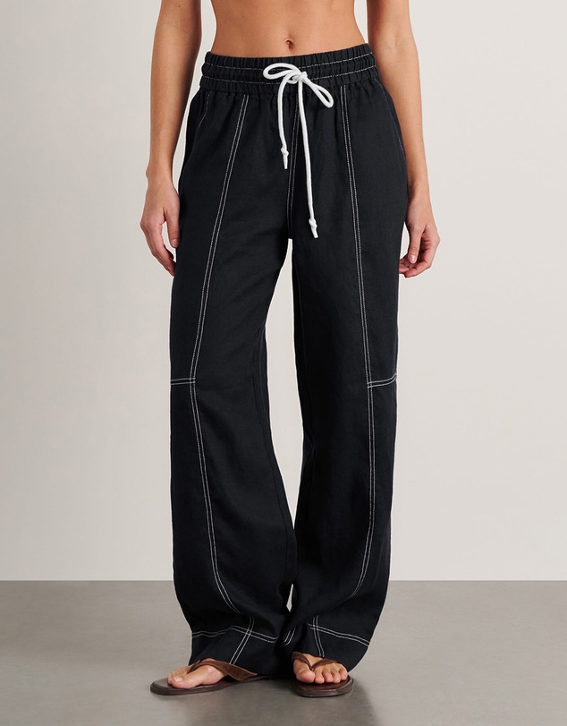 Jag - Sabine Linen Relaxed Leg Pant