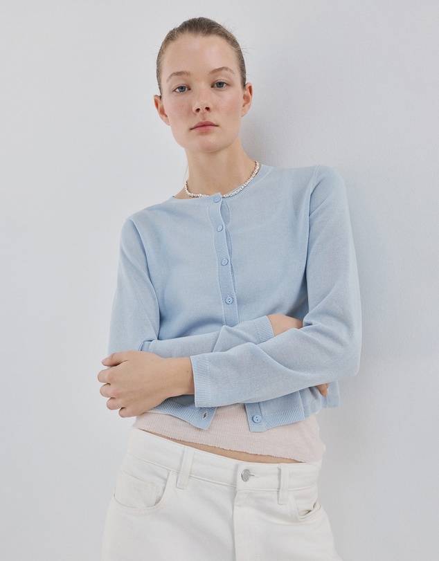 M.N.G - Fine-Knit Straight-Fit Cardigan
