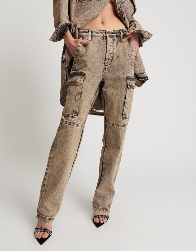 ONE TEASPOON - Rust Cargo Motion Pants