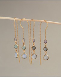 Meshca - Lily threader earrings