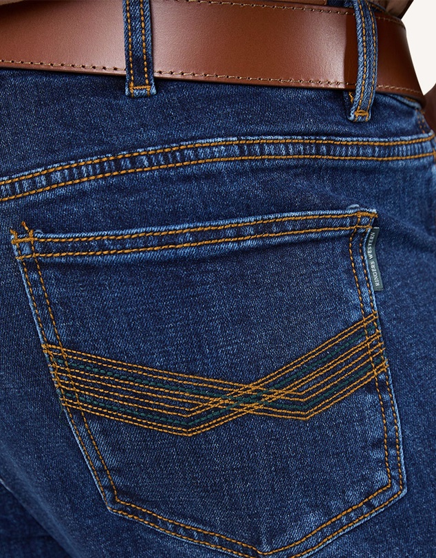 Ringers Western - Muster Mens Slim Straight Fit Mid Rise Jeans