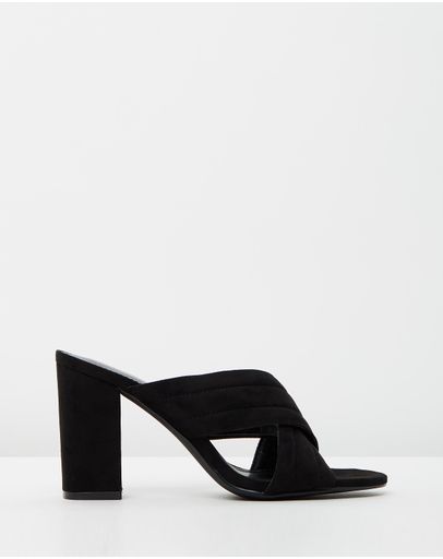 Black Faux Suede