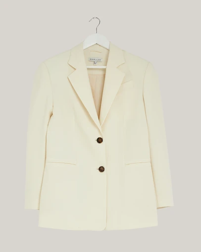 Revibe - Repaired Shona Joy Irena Oversized Tailored Blazer - AU 8