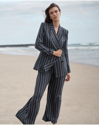 Amelius - Polo Linen Pinstripe Blazer