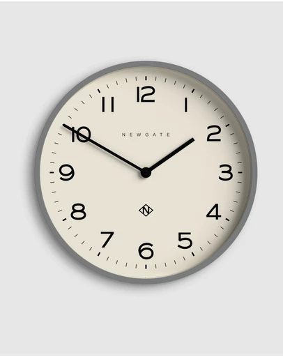 Newgate - Newgate Number Two Echo Wall Clock-Posh Grey