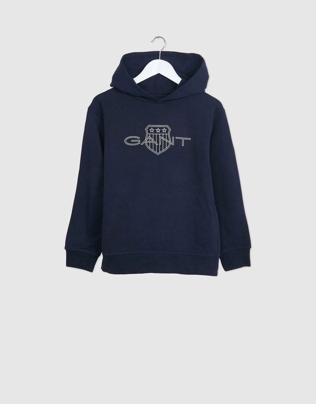 Gant - Teens Contrast Shield Hoodie