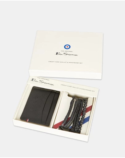 Ben Sherman - Credit Card Holder & Bracelet Set