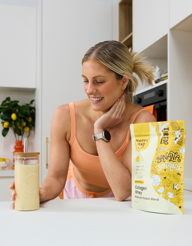 Happy Way - Banana Collagen Whey Protein Powder