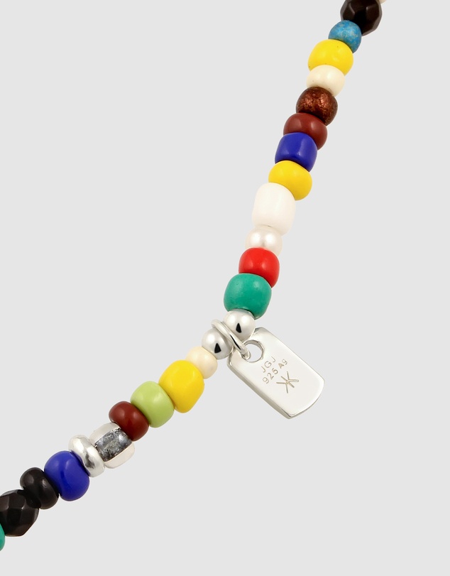 Kuzzoi - ICONIC EXCLUSIVE - Beaded Necklace with Sterling Silver Elements