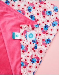 itti bitti - Travel Blanket - Hanako with Fuschia