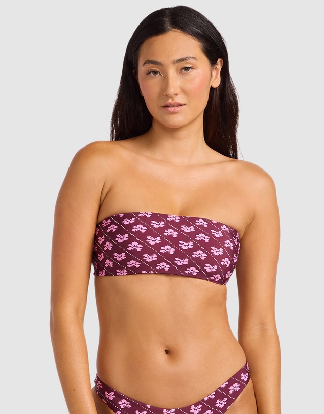 Seafolly - Batik Bloom Bandeau Bikini Top