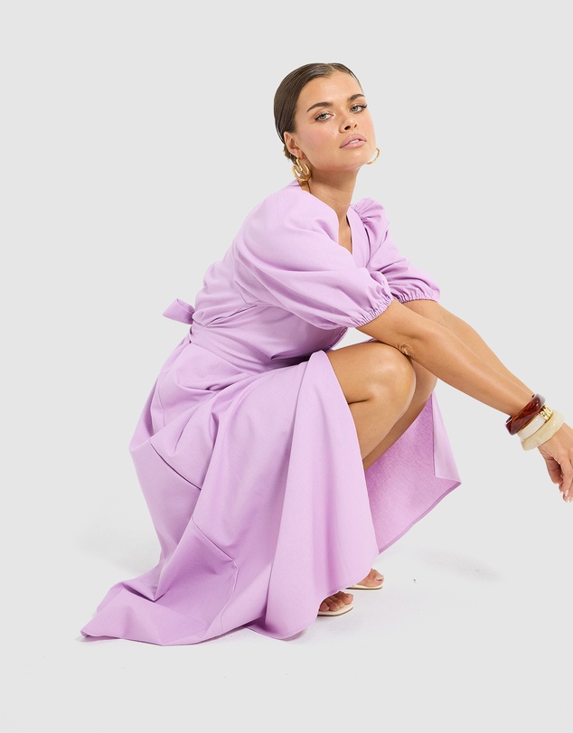 Pasduchas - Vera Button Midi Dress