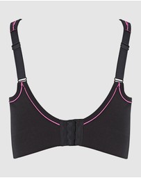 Royce Lingerie - Impact Free 100% Cotton High Neck Wirefree Sport Bra
