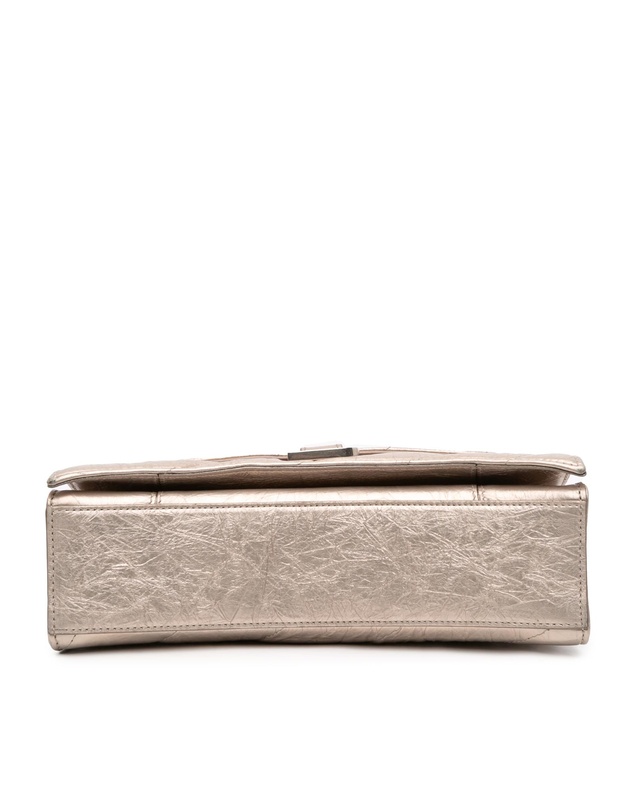 Pre-Loved by Azura Reborn - Pre-Loved Small Metallic Calfskin Crush Chain Shoulder Bag