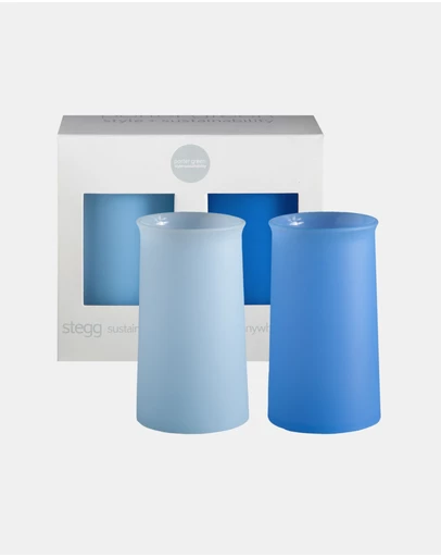 porter green - stegg | silicone unbreakable highball glasses