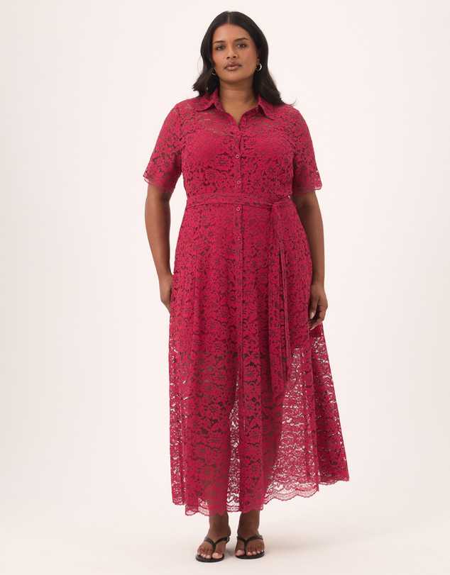 Atmos&Here Curvy - Eden Lace Midi Dress