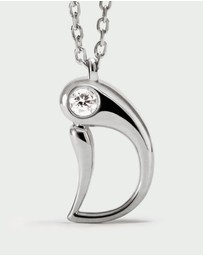 PDPAOLA - Initial 2026 D Silver Pendant Necklace