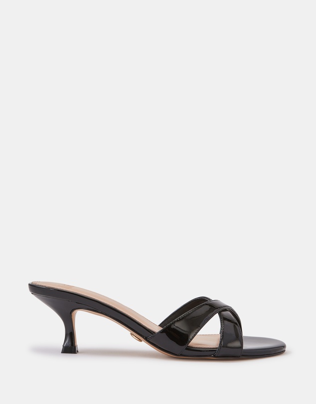 Wittner - Gracie Patent Leather Kitten Heel Mules