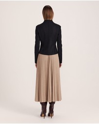 SABA - Karla Wool Fitted Biker Jacket