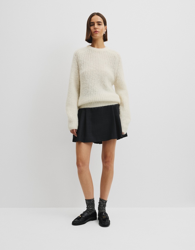 Country Road - Fluffy Crew Neck Knit