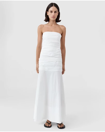 strapless open back dress Claude Rye Dress – Continuiti main image 1