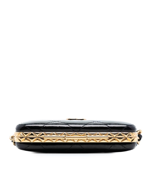 Pre-Loved by Azura Reborn - Pre-Loved Small Glazed Goatskin Box With Chain