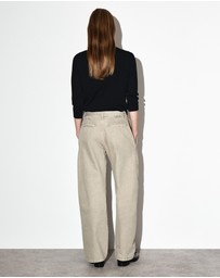 COS - Denim Barrel-Leg Trousers
