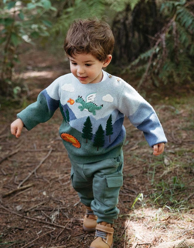 Purebaby - Cargo Track Pant -Kids-Babies