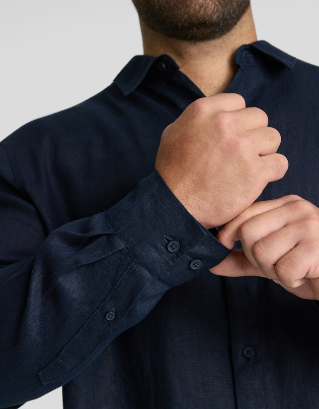 Johnny Bigg - Resort Relaxed Fit Linen Shirt