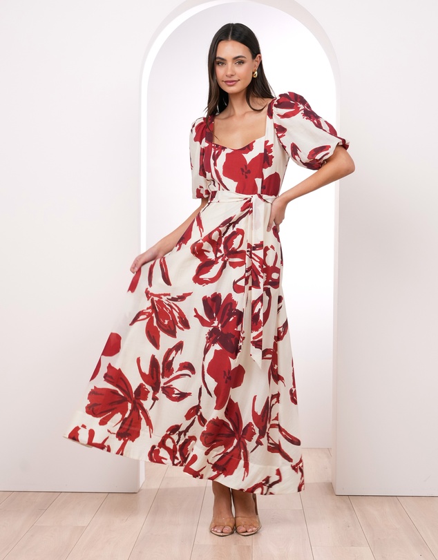 Pilgrim - Becca Puff Sleeve Maxi Dress