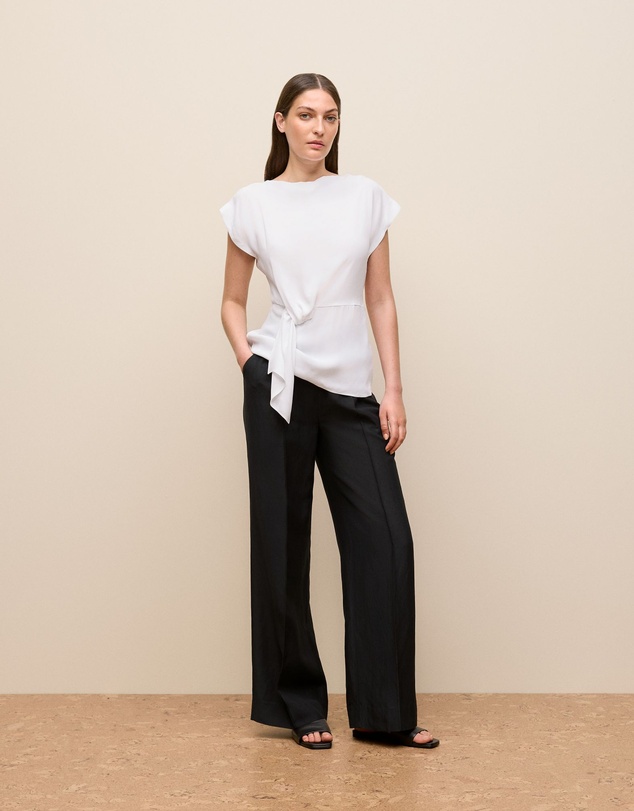 Trenery - Twist Front Top in White