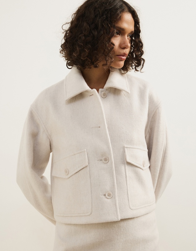 Atmos&Here - Miranda Wool Blend Short Coat