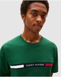 Tommy Hilfiger - Crew Neck Logo Panel T-Shirt