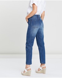 White By FTL - Houston Mum Jeans