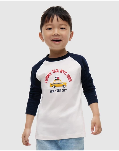 Tommy Hilfiger - Graphic Long Sleeve T-Shirt - Kids