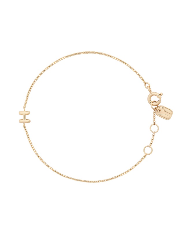 YCL  - Bubble Initial Bracelet H