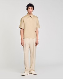 Sandro - Chemise Polo Zip Shirt