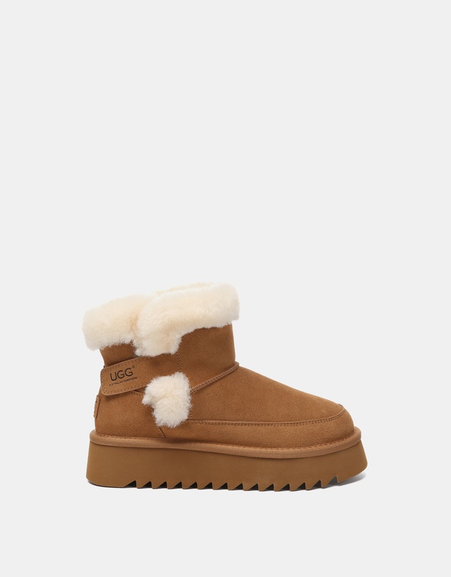 EVERAU - Australian Shepherd Ugg Bynnie Cow Suede Upper UGG Boots