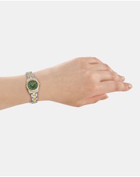 DKNY - Mini Two-Tone 23mm Green Dial Womens Watch